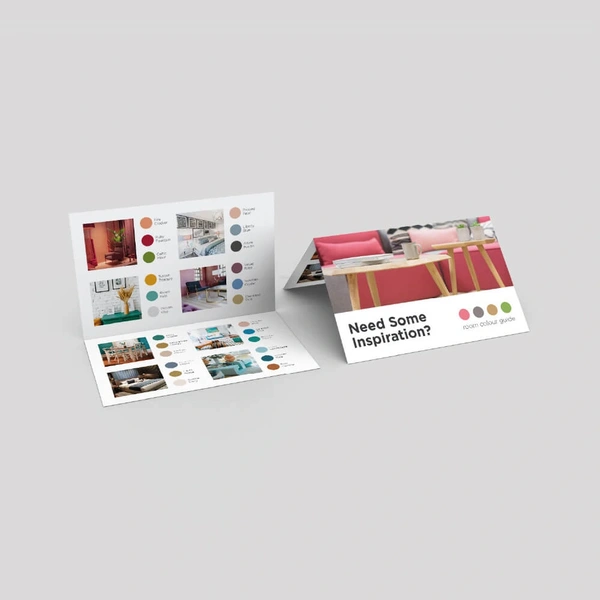 Folded Business Card - Long Edge