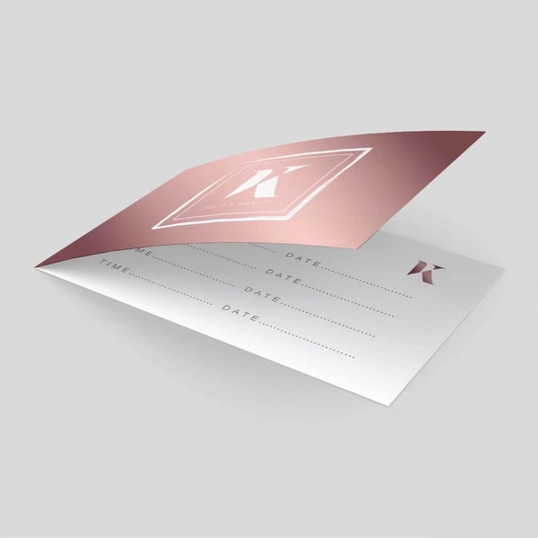 Folded Business Card - Short Edge